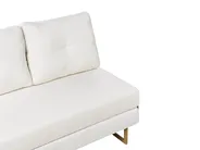Bäddsoffa 2-sits JERSLEV Bouclé Off-White_1012080
