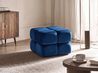 Pouffe CALIENTE Velvet Navy Blue