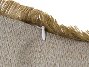 Set of 2 Outdoor Cushions CASTANEA Solid 45 x 45 cm Beige_1125165