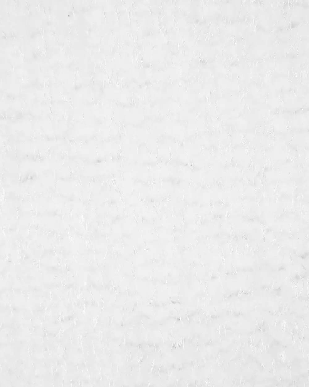 Shaggy Rug DEMRE White 200 x 200 cm_715263
