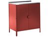 Outdoor Kitchen Cabinet VILAMA Red Metal