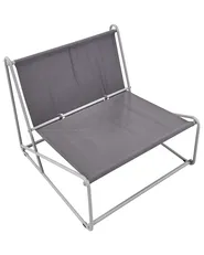 Stol med dyna PICO Metall Grå_1012620
