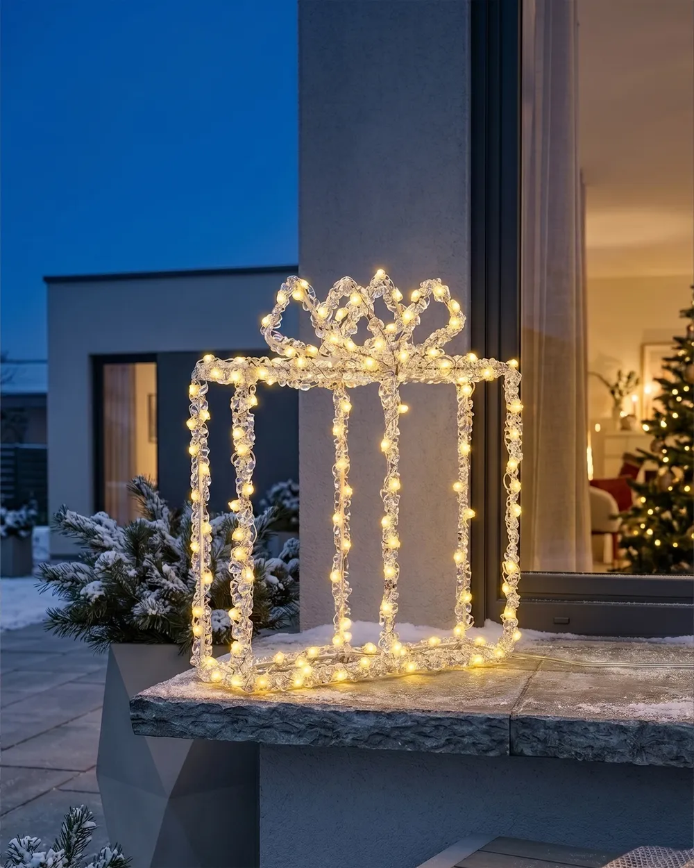 Outdoor Decoration LED KEMI 25 cm Christmas Gifts White