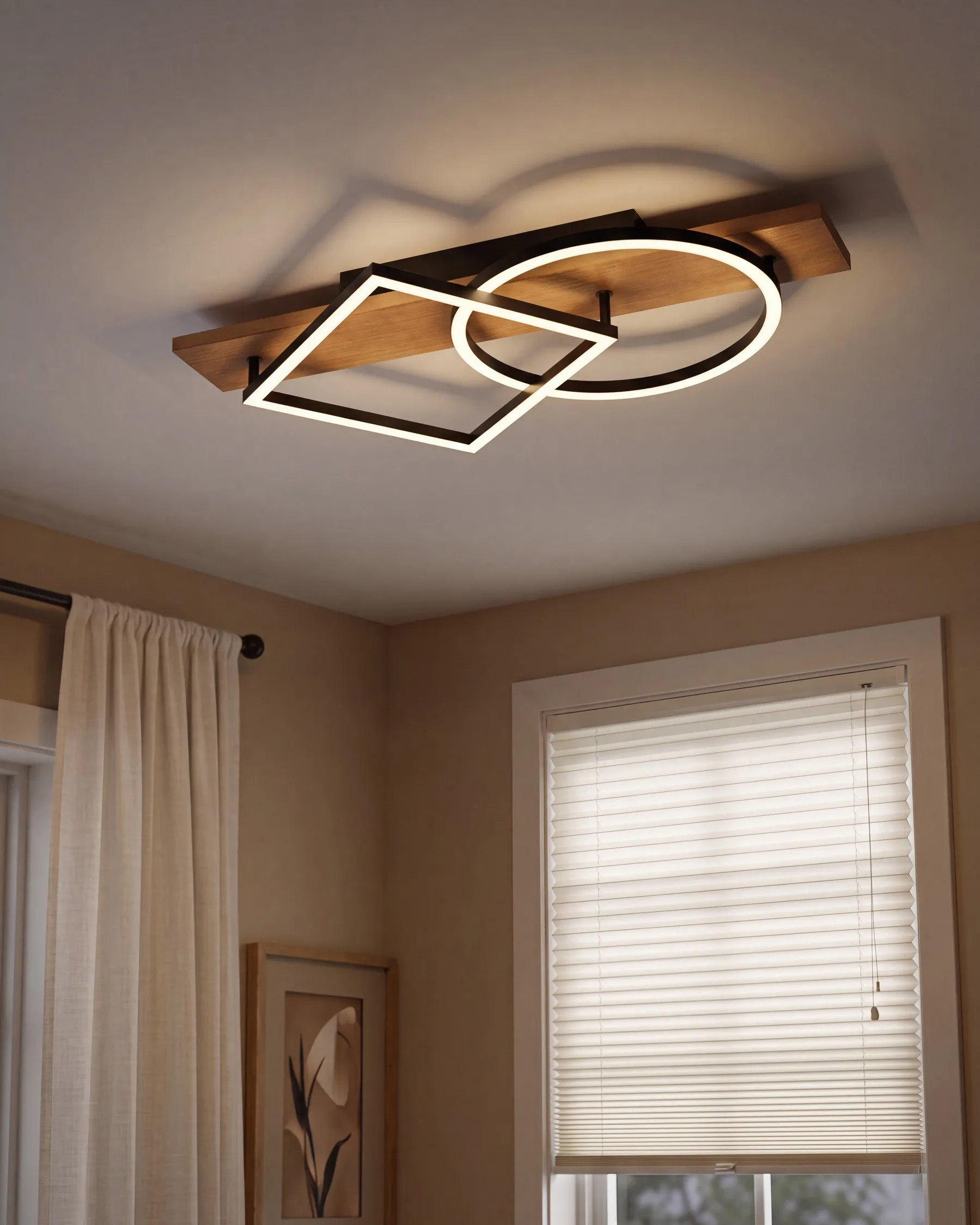 LED Ceiling Lamp AIRE Metal Black_1102926
