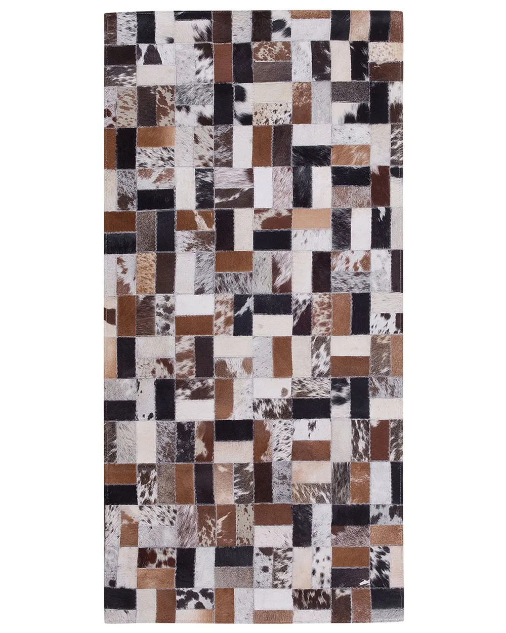 Rug CESME Multicolour 80 x 150 cm Leather_807036