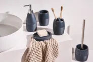 5-Piece Bathroom Accessories Set YARAPA Dark Blue_996863