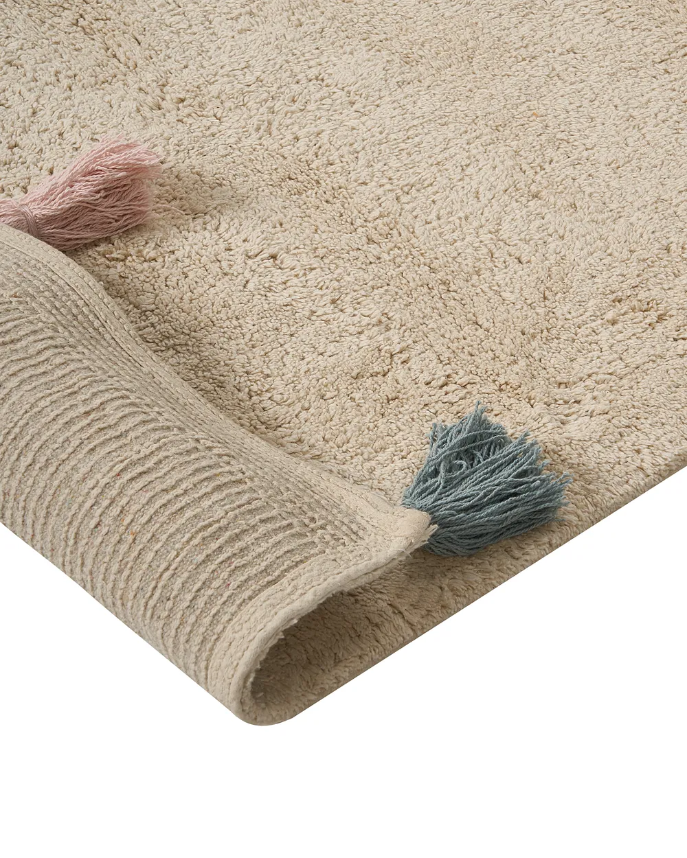 Kids Rug KODINHI  Beige 140 x 200 cm Cotton_1135281