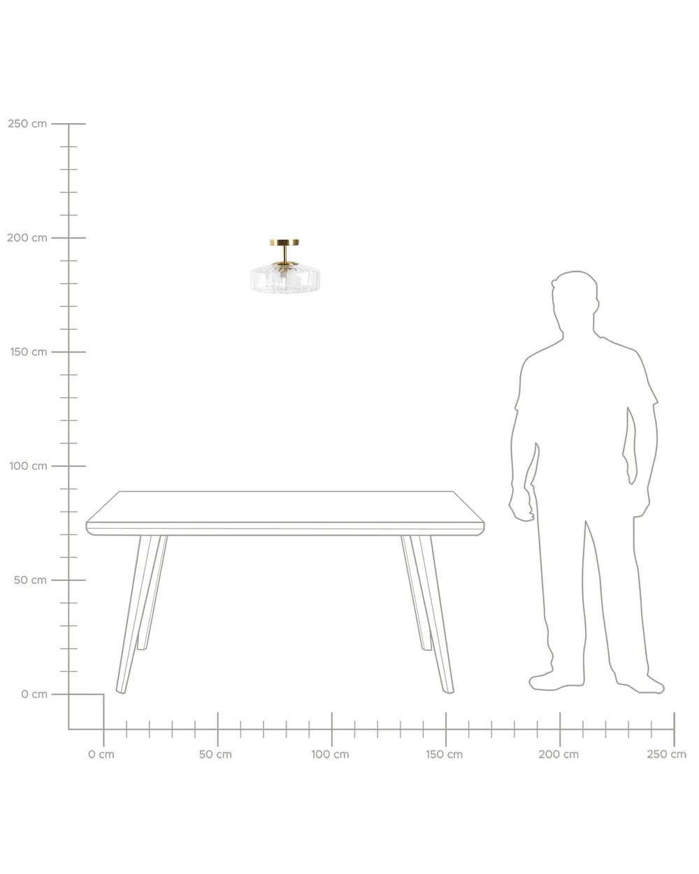 Taklampe SIEPRE Glass Gjennomsiktig_1036507
