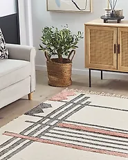 Matta MURADIYE Beige 140 x 200 cm Bomull_1178721