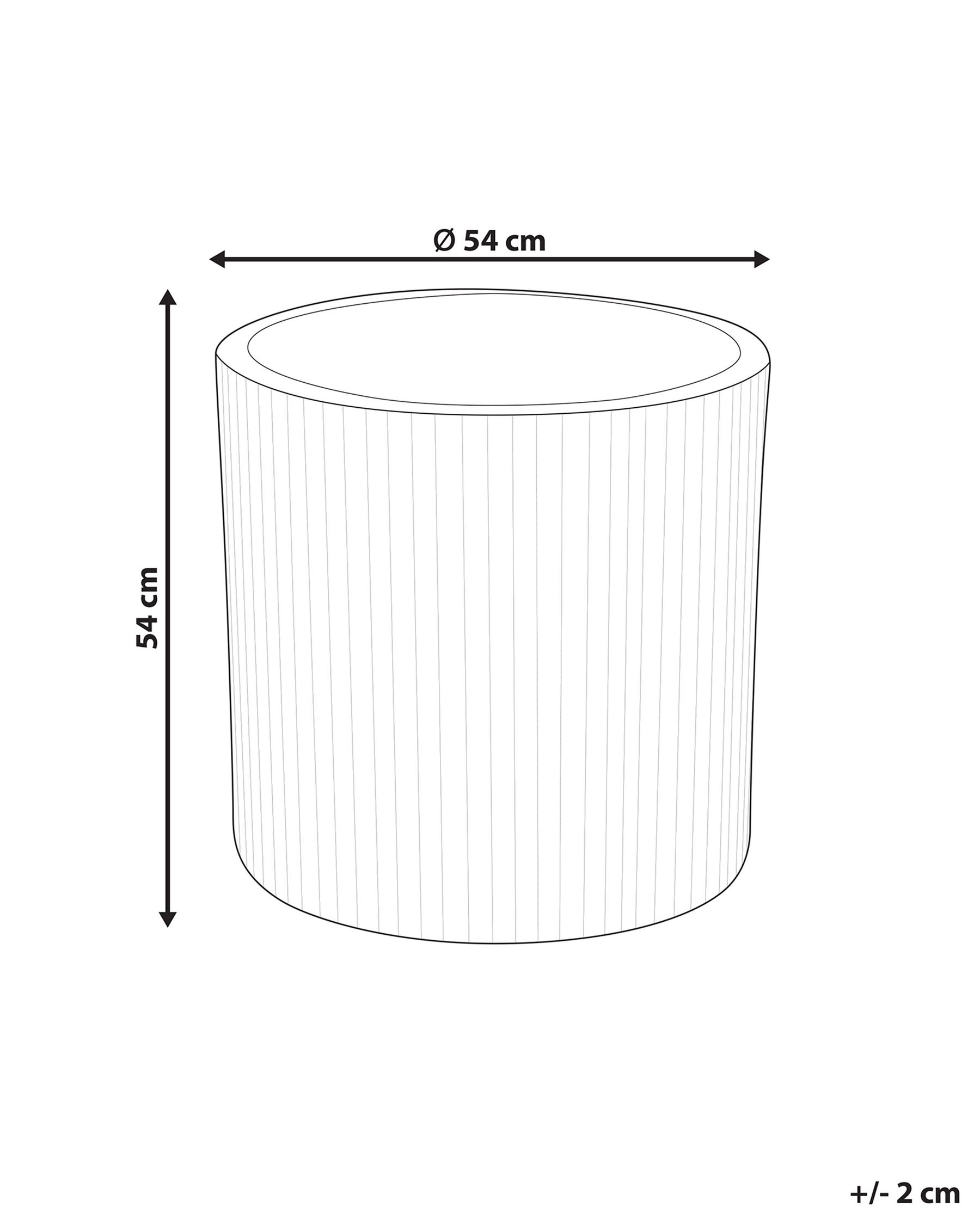 Plant Pot OREOI 55 cm Off-White_872072