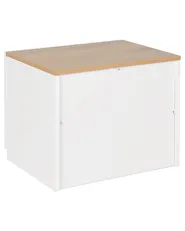 2 Drawer Bedside Table EDISON White_798079