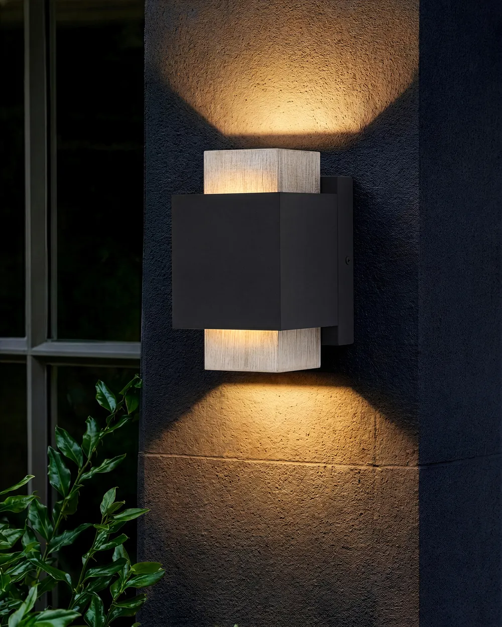 Outdoor LED Wall Light TIMOK Black