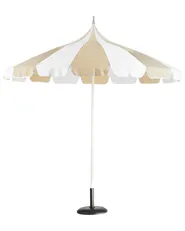 Parasoll 245 cm MINOA Vit/ Beige_932170