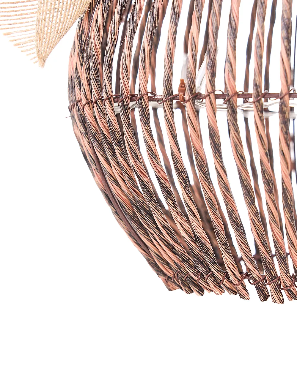 LED Decoration Rabbit NAUVO PE Rattan Brown_1182548