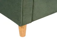 Living Room Set 5 Seater RONNEBY Corduroy Dark Green_901443
