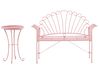 Bistro Set CAVINIA Metal Pink