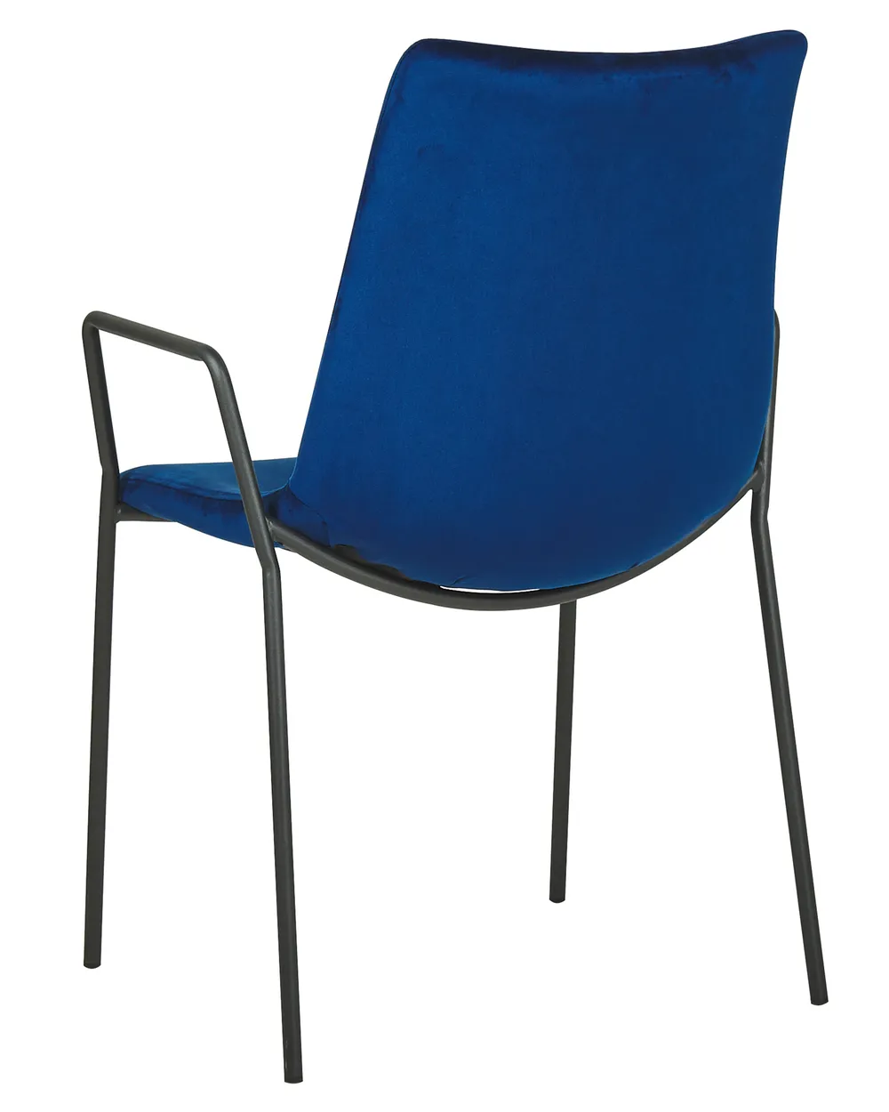 Set med 2 matstolar JEFFERSON Sammet Mörkblå_788550