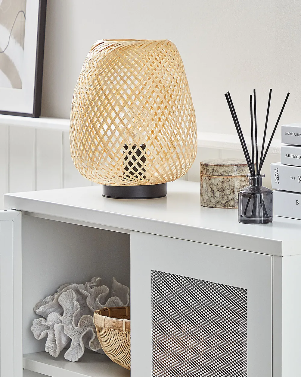 Table Lamp BOMU Bamboo Light Brown_785039