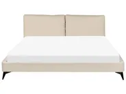 Bed Boucle MELLE 180 x 200 cm (EU Super King) Beige_882625