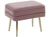 Upholstered Storage Bench ODESSA Velvet Pink
