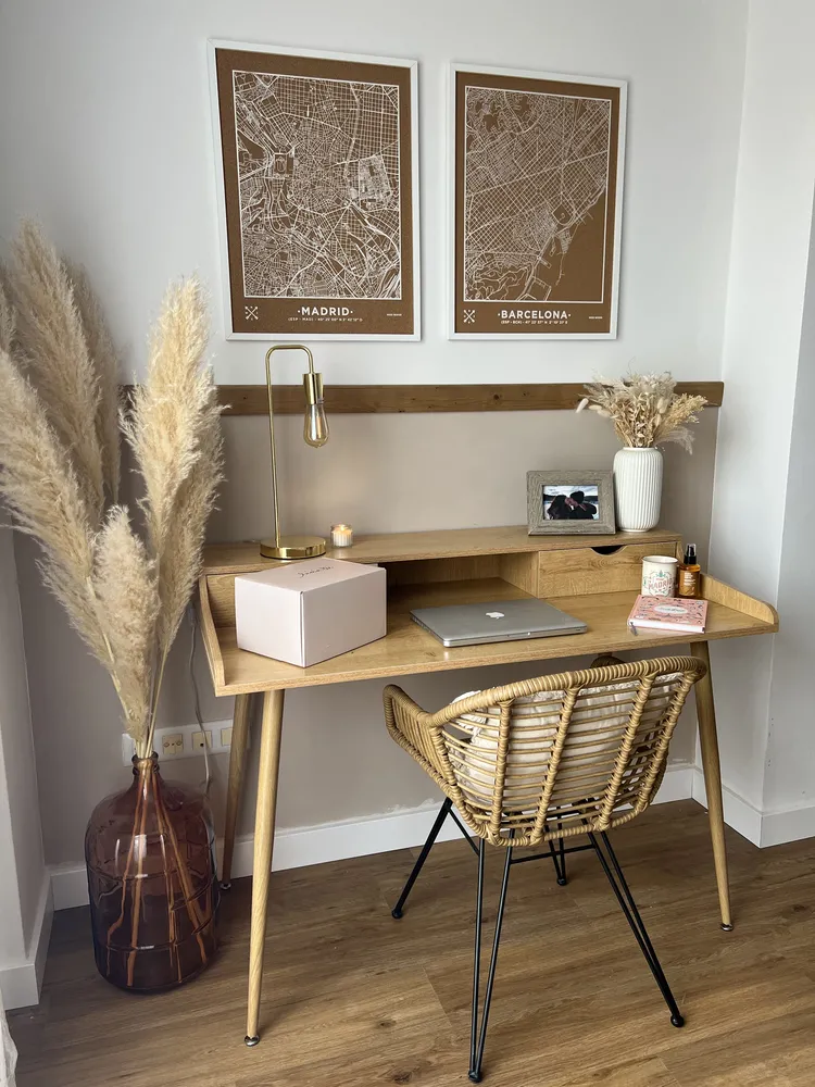 Desk Lamp SAVENA Metal Gold_824483