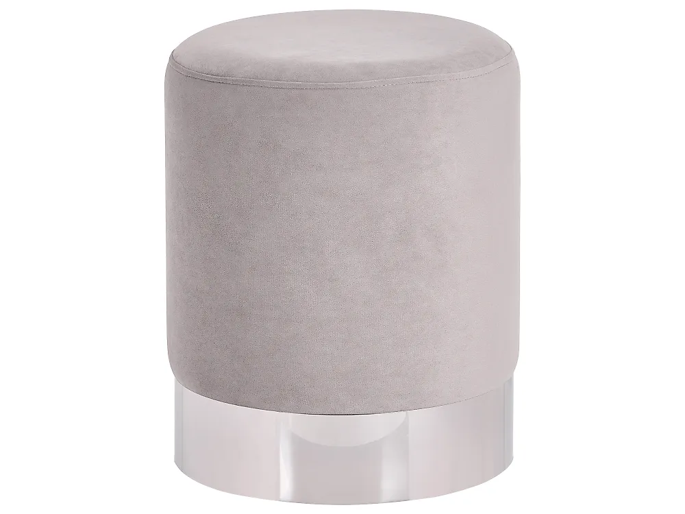 Pouffe BRIGITTE Velvet Grey