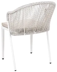Sett med 2 hagestoler med puter PARANEA Metall Off white_1179676