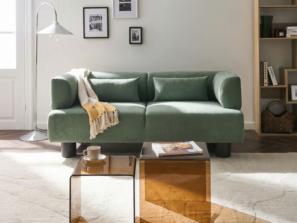 Soffa 2-sits MOVIK Ljusgrön