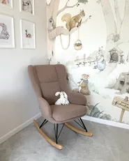 Rocking Chair LUOMA Boucle Beige_1018333
