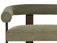 Living Room Set ILBRO Boucle Green/ Dark Brown_984954
