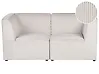 Modular Sofa 2 Seater LEMVIG Corduroy Beige