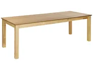 Extending Dining Table MADURA Natural Ash Wood 160/240 cm 90 cm_897133