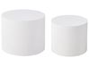 Set of 2 Coffee Tables MANTI White