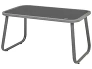 Garden Lounge Set with Table 4 Seater BARREA Metal Grey_921811