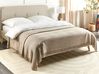 Bedspread YERBENT Cotton 220 x 240 cm Taupe