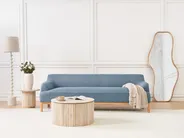 Sofa 3 Seater SOSJO Fabric Blue_940804