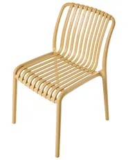 Set med 4 trädgårdsstolar ARICCIA Senapsgul_1051449