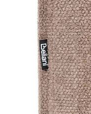 Rocking Recliner Chair FEBE Swivel Fabric Brown_1078669