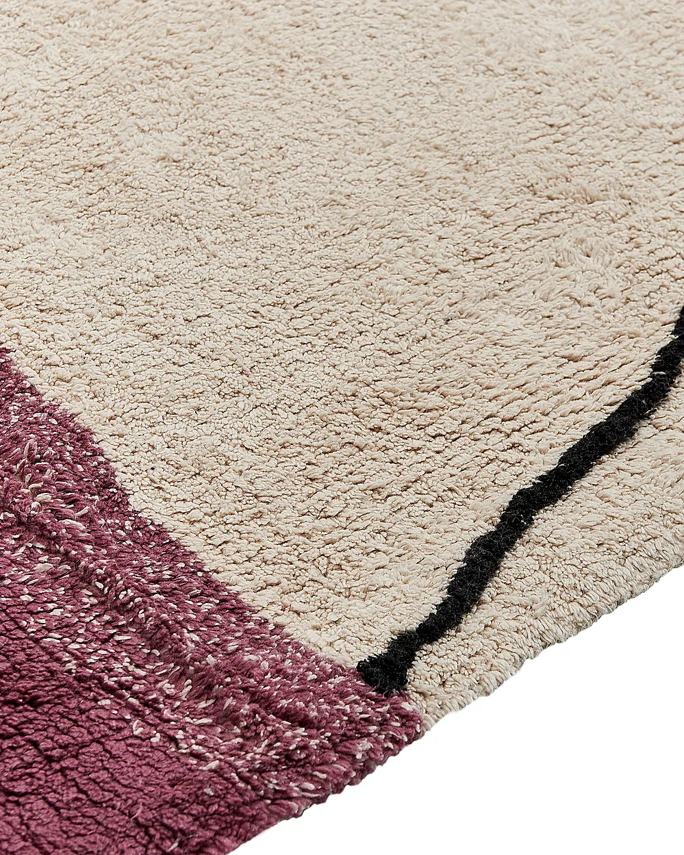Teppe AFSAR Lys beige 160 x 230 cm Bomull_839975