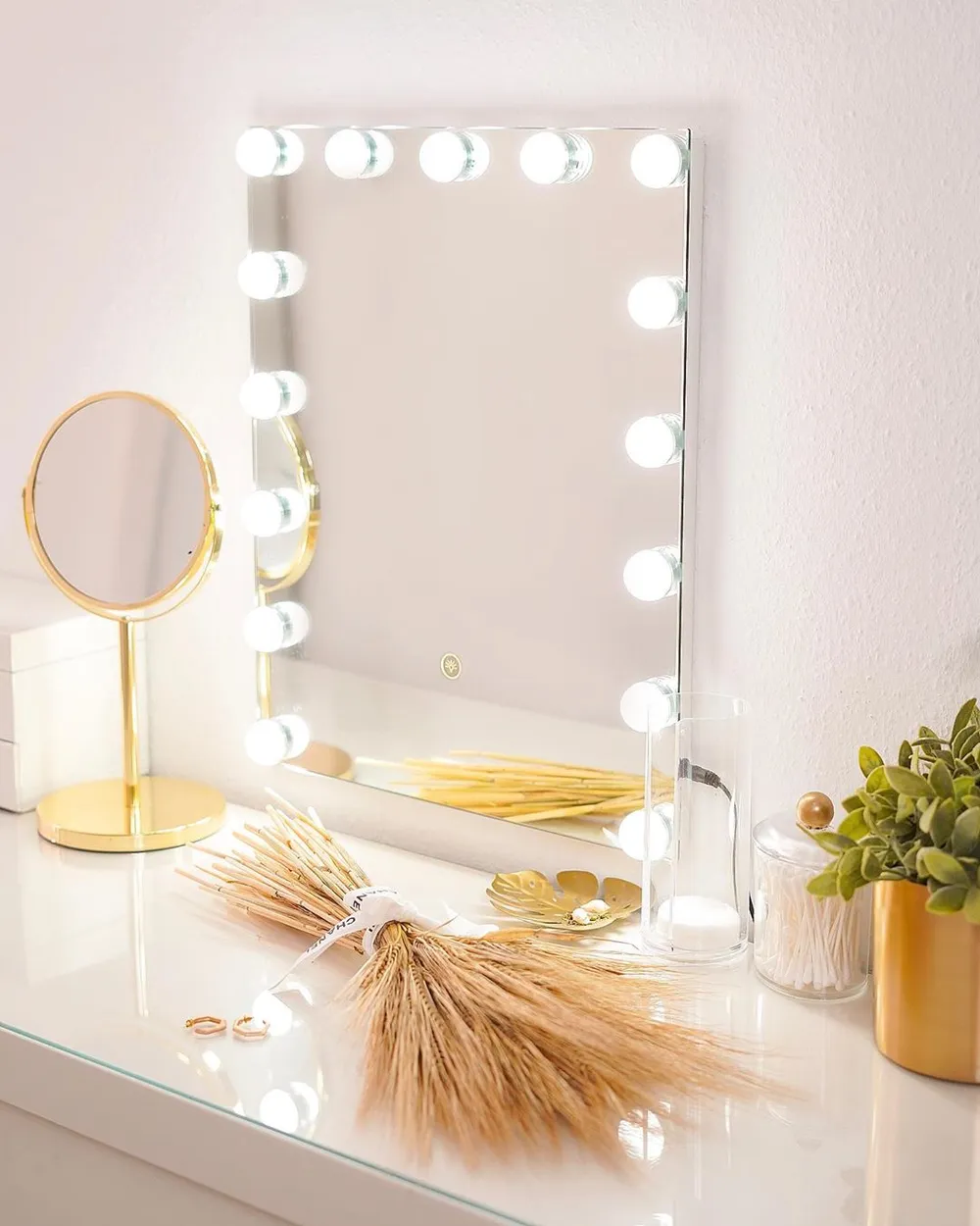 Kylpyhuoneen LED-peili LUCENAY 40 cm 50 cm Hopea_775339
