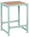 Garden Bar Chair AVETRANA Metal Light Green