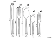30-Piece Cutlery Set GARGANELLI Gold_1184559