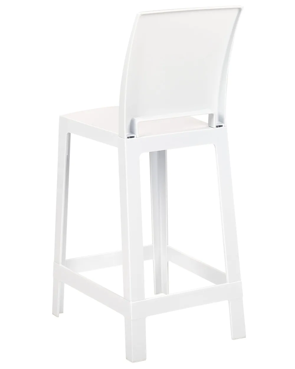 Set of 2 Bar Chairs WELLINGTON White_884222