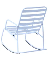 Garden Rocking Chair TURI Metal Light Blue_1021013
