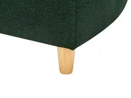 Left-Hand Chaise Longue MERI with Storage Faux Linen Green_937767