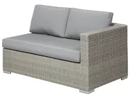Garden Lounge Set with Table 8 Seater XXL Modular PE Rattan Grey Right Hand_796017