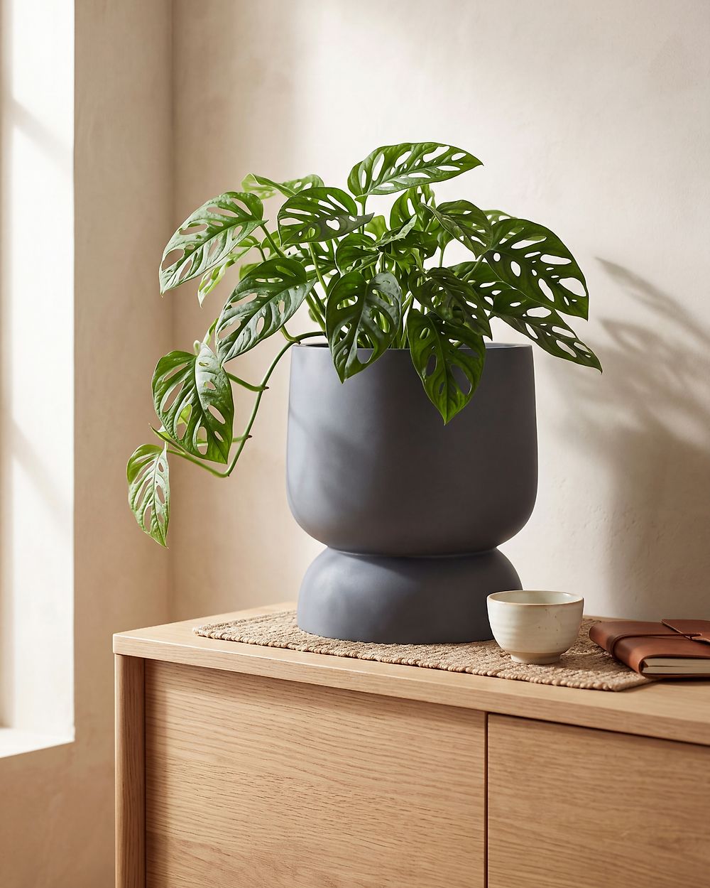 Plant Pot ARAUCARIA 42 cm Grey