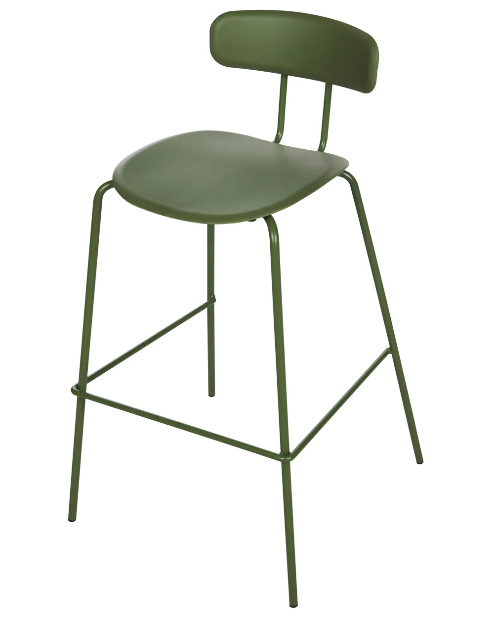 Set of 2 Bar Chairs SIBLEY Green_902805