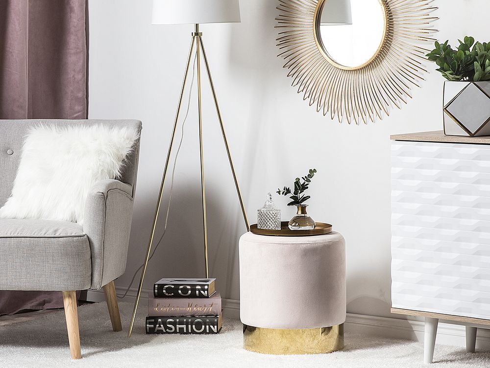 Pouffe SOPHIA Velvet Pink