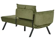 Left-Hand Chaise Longue ROCAMADOUR Fabric Green_1029332